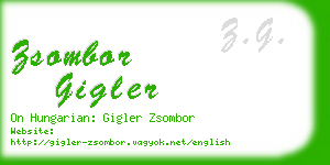 zsombor gigler business card